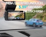 Yonvim Dashcam Auto Vorne Hinten 2.5K / 1080P QHD für 21,47 € inkl. Prime-Versand (statt 50,00 €)