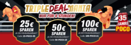 Poco Triple Deal Mania ⚡: Bis zu 100 € Rabatt – Nur bis Mitternacht!