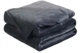 Decke Sofa Kuscheldecke grau – warm Flanell Fleecedecke für 14,70 € inkl. Prime-Versand (statt 29,99 €)