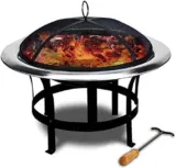 Defacto Feuerstelle aus Edelstahl Ø 75cm mit Feuerhaken für 49,99 € inkl. Versand (statt 64,50 €)