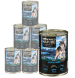 Dehner Wild Nature Hundefutter Gebirgssee Lachs, 6 x 400 g Dose (2.4 kg) ab 8,39 € inkl. Prime Versand (statt 15,54 €)