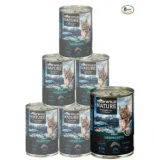 Dehner Wild Nature Katzenfutter Adult, Gebirgssee, Lachs/Forelle (6x400g) ab 9,49 € inkl. Prime-Versand (statt 21,98 €)