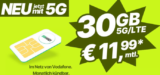 🚀 DeinHandy Allnet Flat + SMS-Flat + 30 GB 5G/LTE im Vodafone-Netz für mtl. 11,99 € mtl. Kündbar!