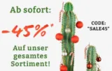 Palmenmann: 45% Rabatt auf Pflanzen