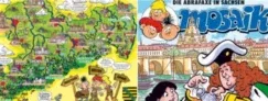 Gratis MOSAIK Comic:  Die Abrafaxe in Sachsen + MOSAIK Sachsenkarte kostenlos