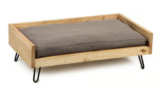 Designed by Lotte Hunde Holzbett Turana braun 75x45x13cm (710408) für 80,99 € inkl. Versand (statt 153,48€)