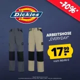 Dickies Everyday Trouser Herren Arbeitshose (2 Farben, Gr. W26/L32 bis W44/L32) für 22,94 € inkl. Versand