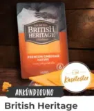 Gratis Testen Premium Cheddar Mature und Extra Mature British Heritage [ab 09.07.24 – Bewerbung nötig]