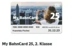 My BahnCard – Die BahnCard für alle unter 27 Jahre ab 36,90 €