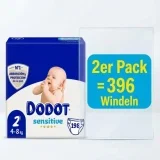 Dodot Sensitive Babywindeln (396 Stück Größe 2 (4-8 kg))