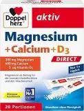 Doppelherz Magnesium + Calcium + D3 DIRECT – Magnesium (20 Portionen) für 2,99 € inkl. Prime-Versand (statt 4,29 €)