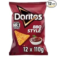 Doritos Barbecue – Tortilla Chips mit BBQ Geschmack 12er Pack (12x110g)
