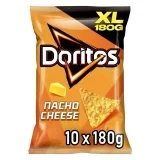 Doritos Nacho Cheese – Tortilla Nachos mit Käse Geschmack (10x180g)