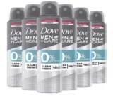 Dove Men+Care Deospray 6er Pack für 24 Stunden Schutz Clean Fresh 0% Aluminiumsalze ab 8,12 € inkl. Prime-Versand (statt 14,70 €)