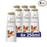 Dove Oil Care Nährpflege Shampoo 6er Pack (6 x 250 ml) ab 10,82 € inkl. Prime-Versand