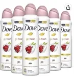 Dove go fresh Deodorant Spray Granatapfel 6er Pack
