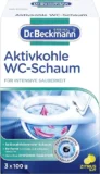 Dr. Beckmann Aktivkohle WC-Schaum 3 x 100 g für 2,69 € inkl. Prime-Versand