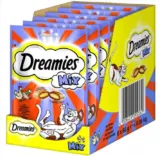 Dreamies Mix Katzensnacks mit Huhn & Ente – Außen knusprig & innen cremig versch. Sorten – 6 x 60g ab 6,20 € inkl. Prime-Versand (statt 8,95 €)