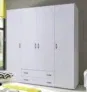 Drehtürenschrank in Weiß ‚Base 4‘ ( 161 x 176 x 53 cm) für 104,30€ inkl. Versand
