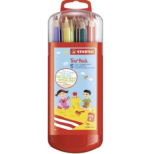 Dreikant-Buntstift – STABILO Trio dick – 15er Box mit Hängelasche ab 6,74 € inkl. Prime-Versand (statt 10,04 €)