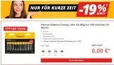 Druckerzubehör Aktion: 19% MwSt. geschenkt + Gratis Intenso Batterie Energy Ultra AA Mignon LR6 Alkaline (10 Stück)
