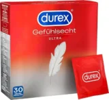 Durex Gefühlsecht Ultra Kondome 30 Stück für 19,54 € inkl. Prime-Versand [PRIME ONLY]