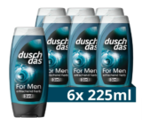 Duschdas 🚿 6er Pack 3 in 1 Duschgel & Shampoo (6×225 ml) für Männer für 5,64 € inkl. Versand (statt 8,70 €)