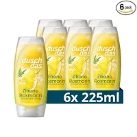 Duschdas Duschgel Zitrone Rosmarin Duschbad 6er Pack
