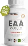 Pro Fuel EAA Kapseln hochdosiert (240 Giga Caps mit je 1000 mg EAA (vegan)) ab 15,90 € inkl. Prime-Versand (statt 25,56 €)