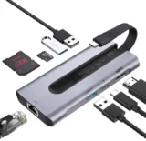 ESR 8-in-1 Portable Hub, USB C Docking Station mit Ethernet für 26,39 € inkl. Prime-Versand (statt 43,99 €)