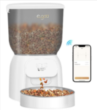 EUGAD Futterautomat, 4 L Katzenfutter Automat, 2,4 GHz WiFi, iOS/Android App-Steuerung