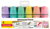 2x Eberhard Faber 551403 – Mini Textmarker Pastell,  6 Marker Stifte im Etui für 3,46 € inkl. Prime-Versand (statt 5,00 €)