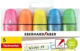 Eberhard Faber 551408 – Mini Textmarker Set Neon Glitzer (5 Marker Stifte mit Keilspitze) ab 3,59 € inkl. Prime-Versand (statt 5,49 €)