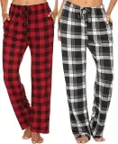 Ekouaer Damen Lang Pyjamahose Kariert 2Er Pack (10 Farbkombinationen, Gr. S Bis Xxl) Für 17,39 € Inkl. Prime-Versand (Statt 28,99 €)