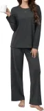 Ekouaer Damen Schlafanzug Lang (6 Farben, Gr. S Bis Xxl) Für 20,39 € Inkl. Prime-Versand (Statt 33,99 €)