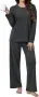 Ekouaer Damen Schlafanzug Lang (6 Farben, Gr. S bis XXL) für 20,39 € inkl. Prime-Versand (statt 33,99 €)