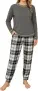 Ekouaer Damen Schlafanzug Lang Weich (5 Farben, Gr. S bis XXL) für 18,59 € inkl. Prime-Versand (statt 30,99 €)
