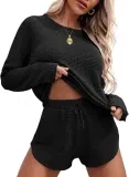 Ekouaer Damen Schlafanzug Zweiteilig (9 Farben, Gr. S Bis Xxl) Für 17,39 € Inkl. Prime-Versand (Statt 28,99 €)