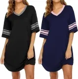 [EXKLUSIV] Ekouaer Damen Schlafshirt 2er Pack (5 Farbkombinationen, Gr. S bis XXL) für 19,79 € inkl. Prime-Versand