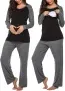 Ekouaer Damen Still Schlafanzug (7 Farben, Gr. S bis XXL) für 20,99 € inkl. Prime-Versand (statt 34,99 €)