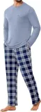 Ekouaer Herren Pyjama Langarm Set Kariert (6 Farben, Gr. S bis XXL) für 19,79 € inkl. Prime-Versand (statt 32,99 €)