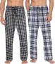 Ekouaer Herren Pyjamahose 2er Pack (6 Farben, Gr. S bis XXL) für 19,79 € inkl. Prime-Versand (statt 32,99 €)