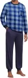 Ekouaer Herren Schlafanzug Lang (7 Farben, Gr. S Bis 3Xl) Für 17,99 € Inkl. Prime-Versand (Statt 29,99 €)