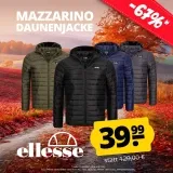 Ellesse Mazzarino Herren Daunen Jacke (4 Farben, Gr. S bis 2XL) für 44,94 € inkl. Versand