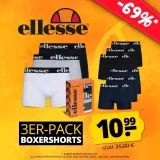 Ellesse Owen Herren Boxershorts 3er Pack  (Gr. S bis XL vers. Farben) für 15,94 € inkl. Versand (statt 22,99 €)