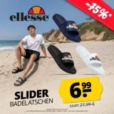 Ellesse Slider Herren Badelatschen (3 Farben, Gr. 41 bis 46)