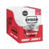 Ember Snacks – Biltong Beef Jerky Chili 10er Pack (10 x 25g) ab 18,19 € inkl. Prime-Versand