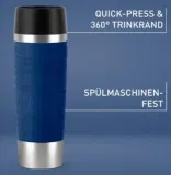Emsa 515618 Vorgängermodell Travel Mug Thermobecher Edelstahl (0,5 Liter Blau) für 13,99 € inkl. Prime-Versand (statt 18,00 €)