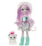 Enchantimals GJX42 – Sybill Snow Leopard & Flake, Tierfreund Figur