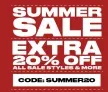 BSTN SUMMER Sale: 20% Extra Rabatt auf alle bereits reduzierten Artikel